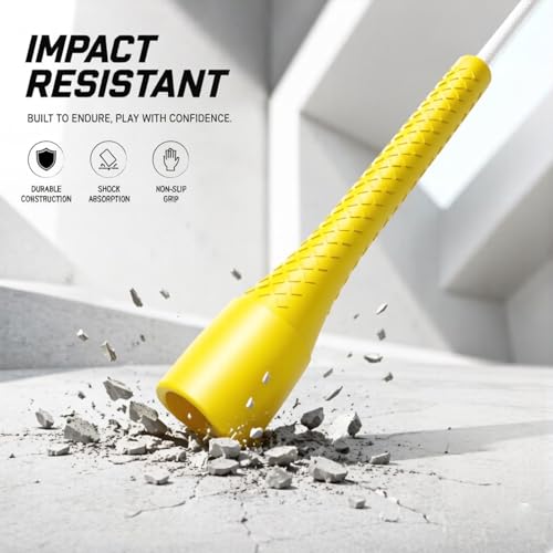 Unbreakable 5mm pvc Jump Rope – Pro-Grade PP Handles with Diamond Texture, 40X Strength PVC Cord, Adjustable 3m Length for HIIT, Home Gym, or Boxing Training (Portable & Tangle-Free) - color: Yellow handle with white cord
