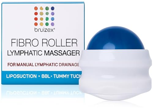 Lymphatic Drainage Massager, Fibro Roller Ball for Post Surgery Recovery | Handheld massager for post-surgery recovery after liposuction, 360 lipo, tummy tuck and BBL