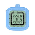 Visual Timer, 60 Minutes Countdown & Countup Timer, Digital Alarm Clock with Temperature and Humidity Monitor, 4 in 1 Multifunctional Desk Clock for Kids Study, Kitchen, Office and Home,Blue - color: Glue