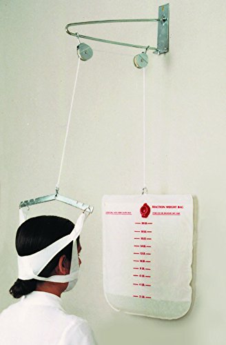 Essential Medical Supply Over-Door Cervical Neck Traction Set - Easy and Effective Pain Relief for Neck and Spine, Adjustable and Portable for Home Use