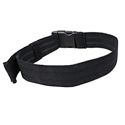 IDOGEAR Tactical Leg Strap Thigh Belt for Holster Knife Elastic Thigh Strap Outdoors EDC Leg Hanger with Quick-Release Buckle - color: Black