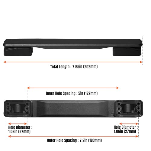 Luggage Handle 202mm Durable Spare Replacement Luggage Grip Carry Strap (HR-11N) - size: 202mm