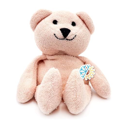 Thermal-Aid® (Bella The Pink Bear) – Washable Heating Pad & Ice Pack – Plush Hot/Cold Pack with Natural Corn Filling – Reusable Comfort - size: Zoo Pink Bear