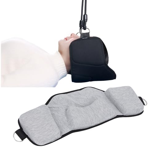 , Portable Neck Stretcher for Tension Relief, Hanging Neck Stretcher for Fatigue Decompression, Polyester Material