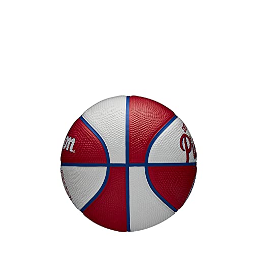 WILSON NBA Team Retro Mini Basketballs - Mini Size - 3" - color: Detroit Pistons, size: Mini