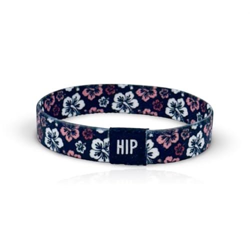Thick Hair Ties for Men, Durable Hair Bands, Non-Slip, Stylish & Versatile Bracelet, Waterproof Bracelets & Summer Bracelets for Surf, Beach & Everyday Wear (Totally Tropical Flowers) - color: Totally Tropical Flowers