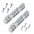 Ground Bar Kit for Square D 2 Pack | 7 Terminal Grounding Bar Compatible with Schneider Electric Load Centers - size: 7 Terminal