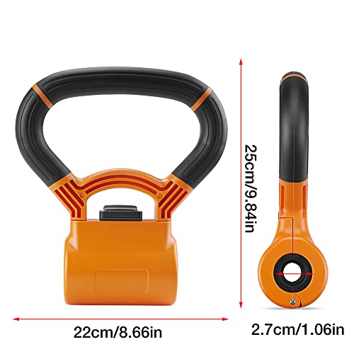 1Pcs Portable Dumbbell Adjustable Weight Exercise Grip Unisex Fitness Dumbbell Grip Home Workout Equipment Kettlebell Grip Adapter - color: Single hole