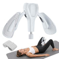 Pelvic Floor Exercise Devices 77 lb Adjustable Kegel Inner Thigh Exerciser and Hip Trainer Workout Equipment for Home Postpartum Recovery Women Men, with Band - color: Grey