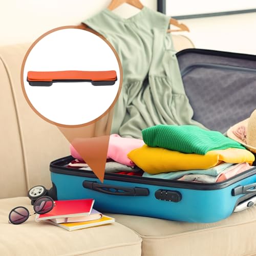 uxcell 2 Pcs Luggage Handle Replacement 8.5 Inch Suitcase Handle Carry Strap Plastic Pull Handle Grip Luggage Replacement Parts with Screws for Suitcase Box Luggage Case, Orange - color: Orange