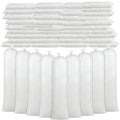 Threan 50 Pcs Sand Bags for Flooding Heavy Duty Sand Bags Sandbags for Flooding Tube Sandbags Empty Sand Bags for Water Barrier Flood Barrier(White)