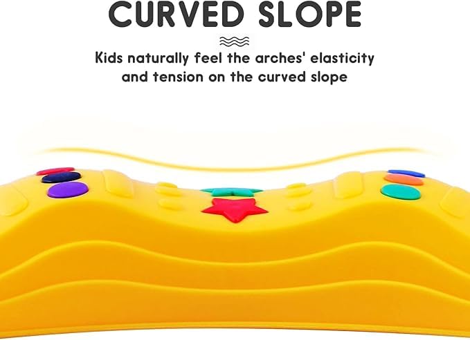 MOCUTEEN Kids Balance Beam Toddler Stepping Stones Set 20 PCS Sensory Balance Training Toys 220 lbs Max Load Non-Slip Textured Surface with Rubber Pads Promotes Agility & Coordination Multi-Color - color: 8 Curve 8 Straight 4 Pier