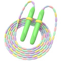 Beaded Jump Rope 1 Pack/2 Pack, ACEONE Segmented Skipping Rope for Kids Adults, Adjustable Tangle-Free Toddler Jumping Rope for Fitness Exercise Training - color: Green