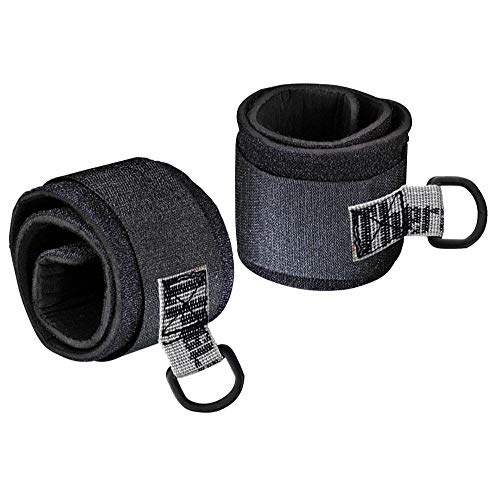 THERABAND Extremity Straps with Cuff Wraps Pair, Accessories for Elastic Resistance Workout Bands & Tubes, Exercise Equipment for Home Gym Workout, Upper & Lower Body Exercise, Better Grip