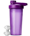 Mr. Pen- Shaker Bottles for Protein Mixes with Twist Cap, 28 oz | Purple Protein Shaker Bottle with Wire Whisk Ball, Mixer Bottle - color: Purple