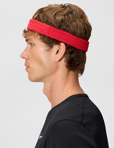 Nike Unisex Adult Swoosh Classic Headband - color: University red/white