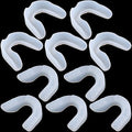 Sport Mouth Guards Gum Teeth Armor Game Guard for Boxing Basketball Football Hockey Karate Basketball Rugby Match - color: Clear White