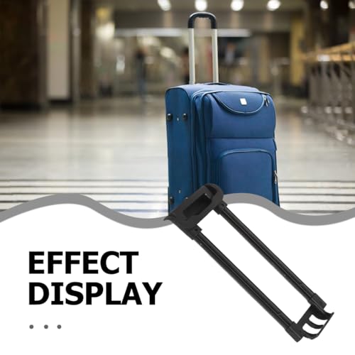 Didiseaon Luggage Telescopic Handle Replacement Portable Suitcase Pull Rod Trolley Handle Spare Parts for Travel Hard Case Suitcases 17.7In
