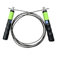 YUEDONG Speed Jump Rope for Fitness Training, Adjustable Steel Cable Skipping Rope, Non-Slip Grip Handles