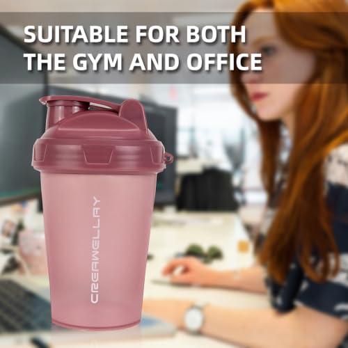 2 Pack Shaker Bottles for Protein Mixes, 17 oz Small Protein Shaker Bottle with Handle, Gym Shaker Cups with Blending Ball for Pre Workout, BPA-Free & Dishwasher Safe (Blue, Pink) - color: Pink,Blue