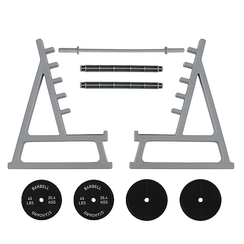 Barbell Rack Pen Holder, Squat Rack Pen Holder for Fitness Enthusiasts and Weightlifting Fans, Gym Theme Decorations Gift, Fun Desk Accessories (As Shown)