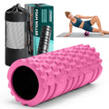 Foam Roller - 13'' Multi-Density Massage Roller for Deep Tissue & Muscle Recovery - Relieves Tight, Sore Muscles & Kinks, Improves Mobility & Circulation - Targets Key Body Parts (Pink) - color: Pink