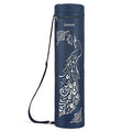 Gonex Yoga Mat Bag with Full-Zip Design, Fits Most Mats | 600D Oxford Fabric, Wet Pocket, Front Zip Pocket, Adjustable Strap, Fits Mats up to 26" - color: Dark Blue