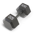 Marcy Cast Iron Hex Dumbbells Collection - Available size from 3-lb to 100-lb, SOLD INDIVIDUALLY - style: 55lbs