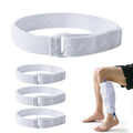 Anti-Slip Catheter Leg Bag Strap, 16 in / 40 cm | Silicone Grip, Adjustable Hook-and-Loop | Thigh Placement, Extended Fit for Foley Drainage Bags | Reusable, Washable 4PCS - size: Short