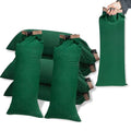 6 Pack Flood Water Barrier Sand Bags,Thickened Long Canvas Flood Protection Sandbags,Winter Bags for Swimming Pool Covers,Reusable Quick Flood Barrier for Home Flood Control
