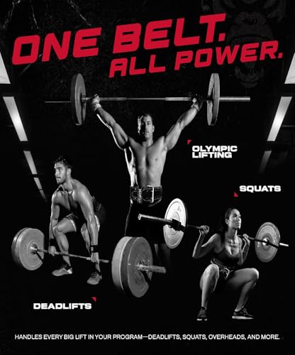 Beast Gear Weight Lifting Belt - Leather Power Lifting Belt for Men，10mm Thick Weightlifting Belt for Deadlifts, Back Support Squats Belts for Powerlifting, Crossfit Gym Belt for Men Women - size: M