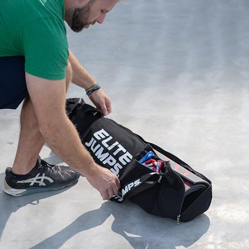 Elite Jumps Jump Rope Mat, Non-Slip Fitness Mat | Large-format mat for home workouts. Non-slip base. Suitable for all floor surfaces. - size: Mat with Bag