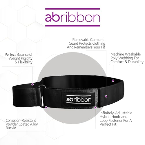 Ab-Ribbon by HYPOXiX Fitness, Abdominal Mirror Sensory Belt for Pilates Barre Yoga Breathography Technique Breathwork and Physical Therapy - size: M-XL