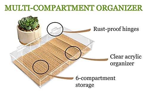 Organizer for Apple Watch Bands Case, Sunglasses, Jewelries & Accessories Holder