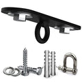 360 Rotation Heavy Bag Chain, Punching Bag Hanger with Stainless Steel Swivel Chain and 4 Snap Hooks, Mount for Hammock, Gym Swing, Yoga Swing, Trapeze - size: Ceiling Mount Bracket 5 Inch