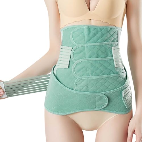 Postpartum Belly Band for Pregnant Women C Section Recovery Must Haves Belly Belt Stomach Binder Abdominal Compression - size: Medium