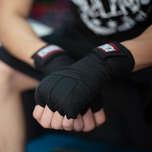 RingsideBoxing Handwraps - color: Red, size: 1 Pair