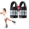 Ankle & Wrist Weights - 8/16/20/30 lbs Pair (4-15lbs - Each) | Dual Adjustable Secure Strap System, Patented Design, Ideal for Home Workouts, Pilates, Yoga, Glute Training - size: 08 lbs each (16 lbs pair)
