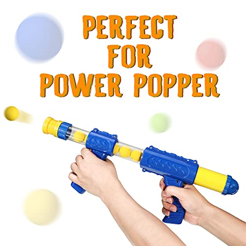 Sumind 48 Pcs Soft Foam Balls Popper Refill Pack, 1.2 in, 4 Colors | Ball Refill, Small Foam Balls,Bullet Replacement, Kids Birthday Party, Games Favors, 4 Assorted Colors, 1.2 Inch