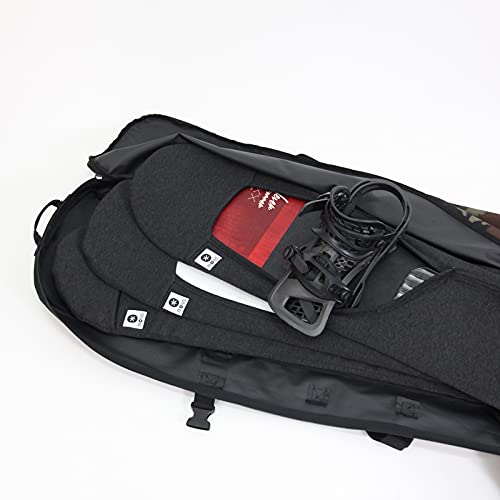 MONS Snowboard Protection Soft Cover Sleeve With Binding Open - size: M