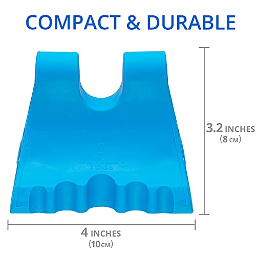 Body Back Davinci Tool (Blue) -USA Made- Extra Firm Neck Tension Relief & Pressure Point Massage Tool - Occipital Release Tool - Cervical Traction Device- Suboccipital Release Device - Neck Stretcher - style: Extra Firm - Blue