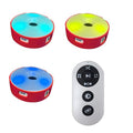 Sports Agility Light, Agility Training Light, USB Charging, Lasts 10 Hours, 10cm Height Sensing Distance, 4 Light Colors, 4 Modes, 270 Degree Viewable Angle Improve Reflex - color: Red Shell-3PCS