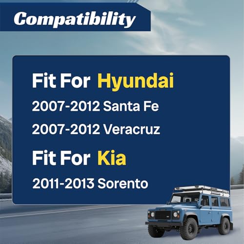 K750204 K750205 2PC Front Stabilizer Sway Bar End Link Fit for Hyundai 2007 2008 2009 2010 2011 2012 Santa Fe, 2007-2012 Veracruz, Compatible with Kia 2011-2013 Sorento - size: K750204 K750205