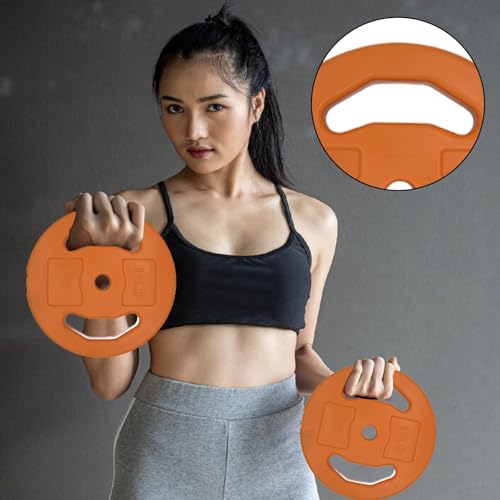 40Lb Adjustable Dumbbell Barbell Set with Cardio Pum, 6 Weight Plates & 3 51-Inch Bar Bars - Cardio Pump for Home Gym, Full Body Strength Training, Multi-Color Free Weights - color: Multi-color-Round-40 lb