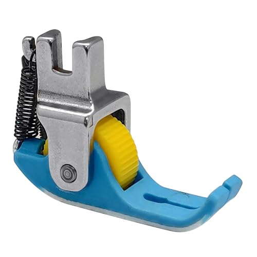 Narrow Roller Presser Foot for Industrial Single Needle Lockstitch Sewing Machine (Plastic Gear Wheel) - color: Plastic Gear Wheel