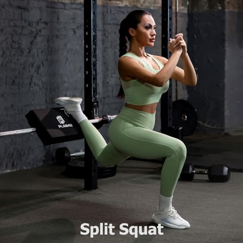 Plan4U Hip Thrust Back Pad for Squat Rack & Olympic Barbell Bar Tilt-pad | Bench Press, Shoulder Back Support, Versatile, Space-saving, Workout Pad, Split Squat, Plank, Elevated Push-ups, Glute Bridge - size: 17x10x3 Inch