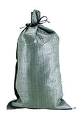 Polypropylene Olive Drab Rugged Sandbag | 14 Inches by 26 Inches | Pack of 15 | Military Grade | Protects Homes & Businesses From Flooding | Sand Bags Trusted by US Military & Red Cross