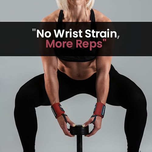 18" OG-Grade Wrist Wraps for Weightlifting – Heavy Duty Wrist Support with Thumb Loop & Lockdown Strap – Wrist Straps for Powerlifting, Bench Press & Gym Training - style: Viva Her
