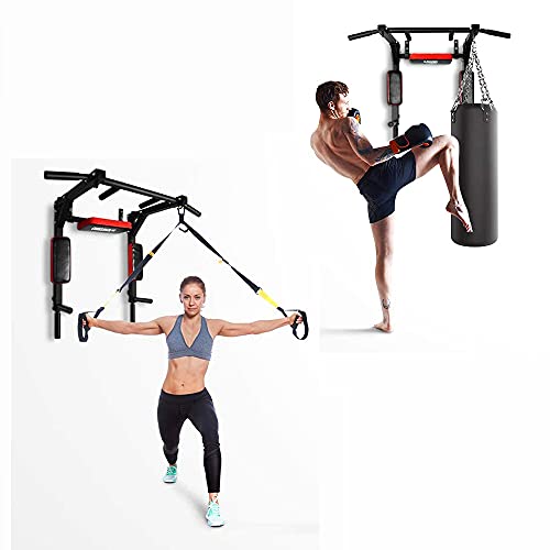 Wall Mount Pull Up Bar Wall Mounted Body Press Pull Up Bar Gym Chin-Up for Upper Body Workout - color: Type A