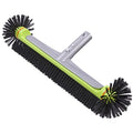 Sepetrel Pool Brush Head for Cleaning Walls,Heavy Duty Inground/Above Ground Swimming Pool Round Scrub Brushes with Premium Strong Bristle & Reinforced Aluminium Back - size: Hemispherical for Walls